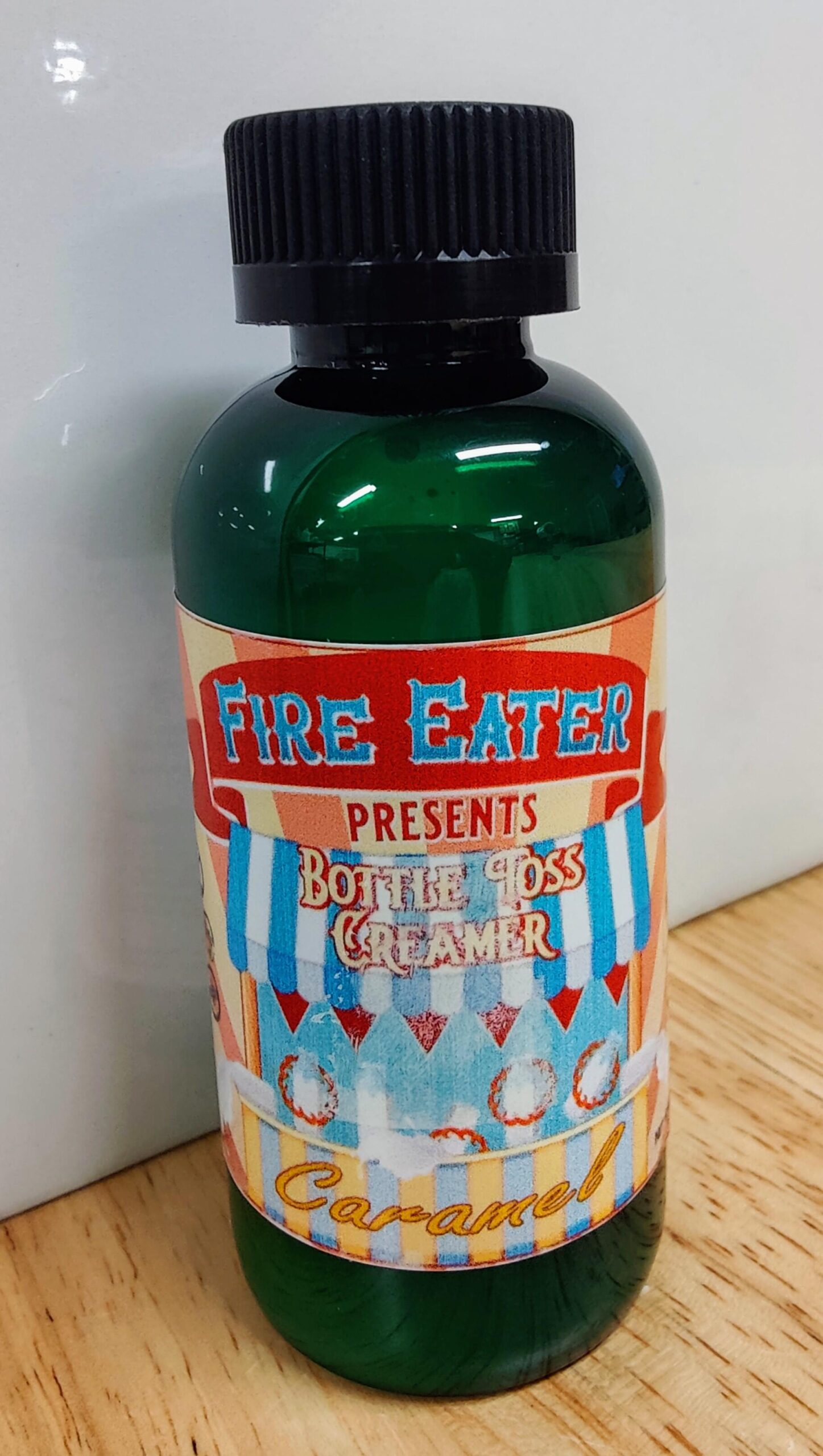 Fire Eater Caramel Creamer documentary package photograph