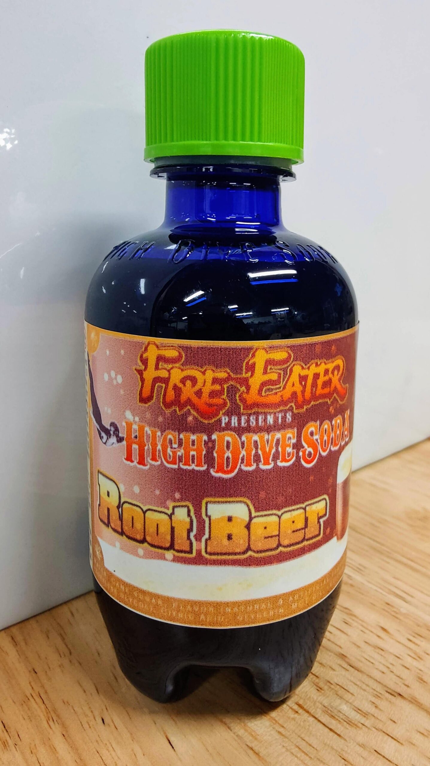 Fire Eater Root Beer Soda documentary package photograph